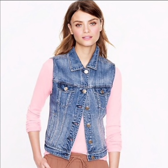 J. Crew Jackets & Blazers - J.Crew denim vest
